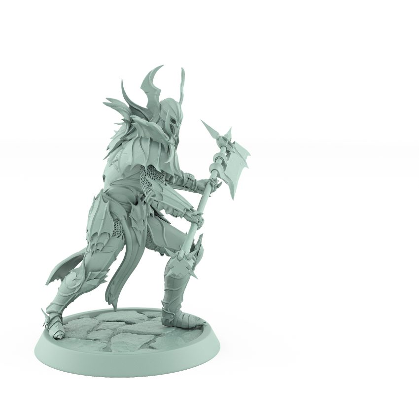 vampire general idle pose gothic blood knight undead warlord miniature