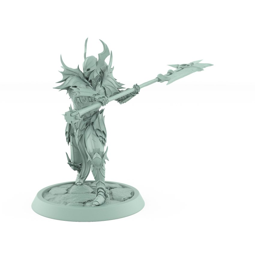 vampire general idle pose gothic blood knight undead warlord miniature
