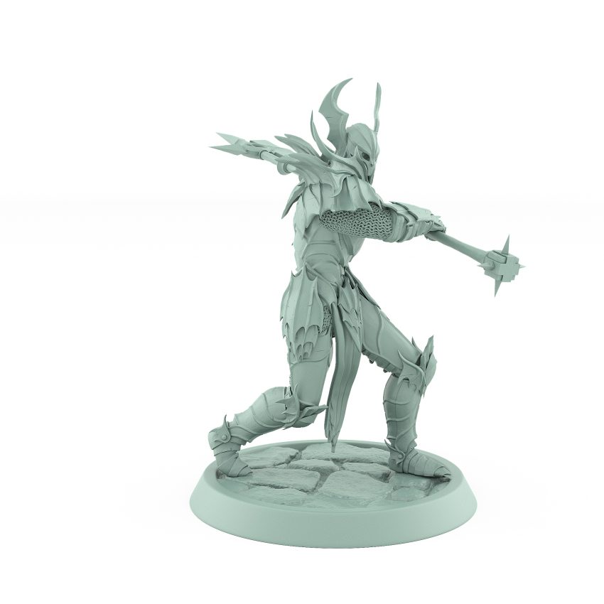 vampire general idle pose gothic blood knight undead warlord miniature