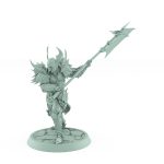 vampire knight halberd windup gothic undead warrior miniature