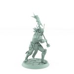 vampire knight halberd windup gothic undead warrior miniature