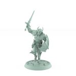 vampire knight sword raised charging undead fantasy miniature