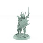vampire knight sword shield defensive gothic undead miniature