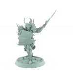 vampire knight sword shield defensive gothic undead miniature