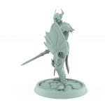 vampire knight sword shield defensive gothic undead miniature