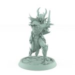 vampire knight sword windup miniature with shield undead fighter
