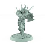 vampire knight sword windup miniature with shield undead fighter
