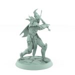 vampire knight sword windup miniature with shield undead fighter