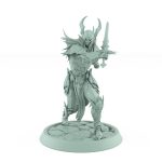 vampire knight sword shield defensive gothic undead miniature