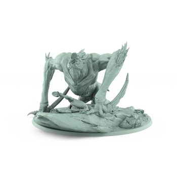 crawling vampire beast screaming bat horror miniature for dark fantasy