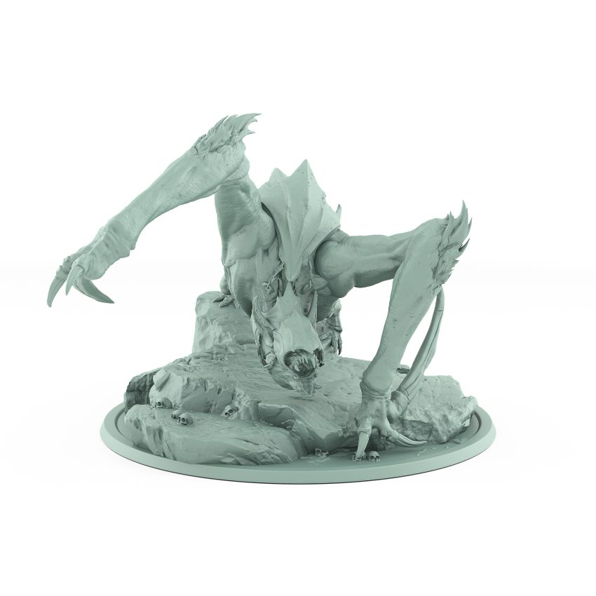 armored crawling vampire strike monster vampire army horror miniature