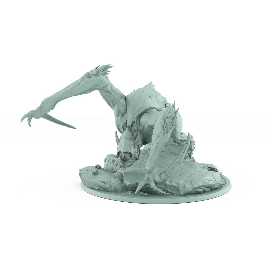 armored crawling vampire strike monster vampire army horror miniature