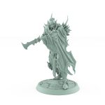 draven evernight vampire miniature halberd no helm gothic shield undead wargaming model