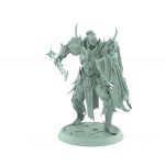 draven evernight vampire miniature halberd no helm gothic shield undead wargaming model