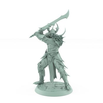 vampire knight hero draven evernight attack pose undead commander miniature