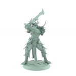 vampire knight hero draven evernight attack pose undead commander miniature