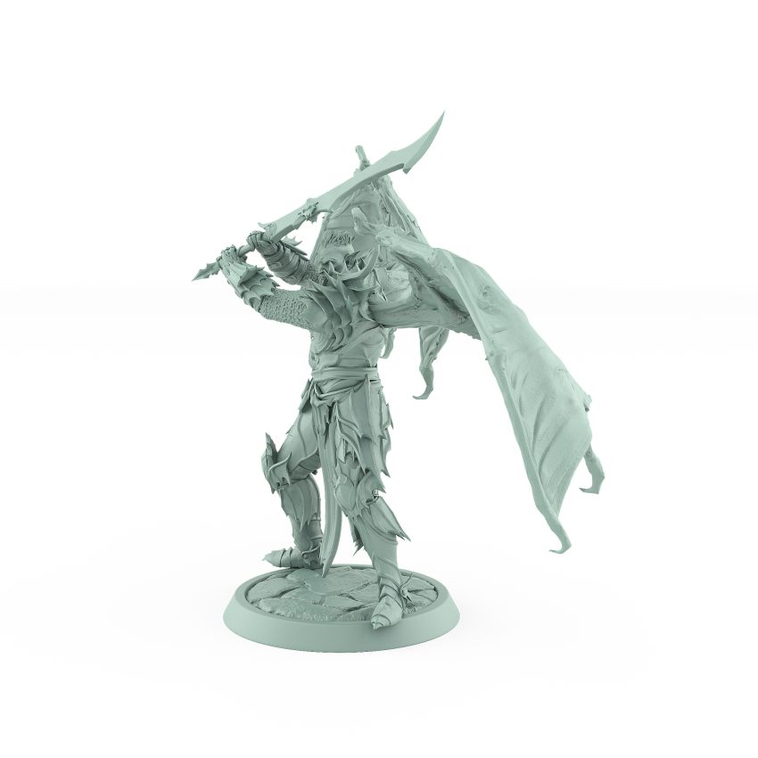 vampire hero draven evernight sword wings miniature undead gothic fighter figure