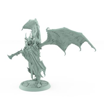 draven evernight vampire knight flying wings shield helm halberd gothic miniature