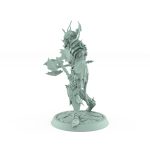 vampire knight draven evernight with helm charging axe gothic armored undead miniature