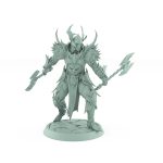 vampire knight draven evernight with helm charging axe gothic armored undead miniature