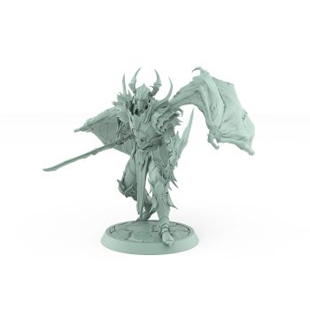 draven evernight vampire charging axe winged helm undead miniature
