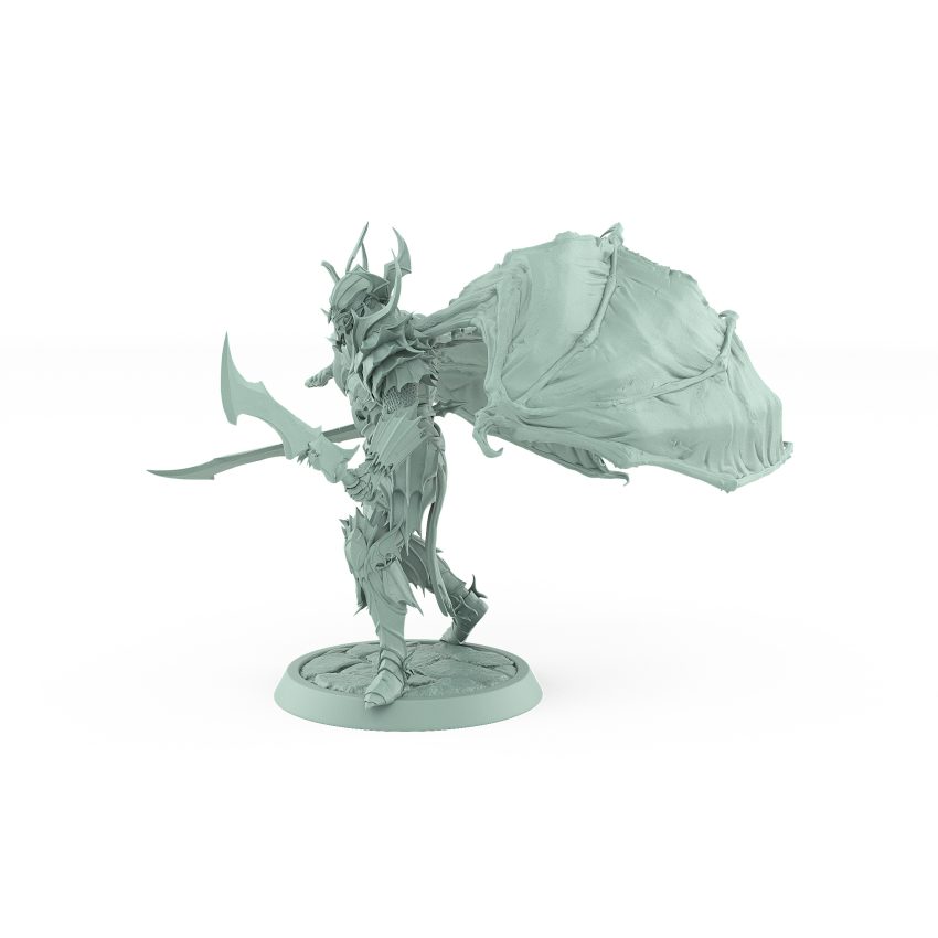 draven evernight vampire charging axe winged helm undead miniature