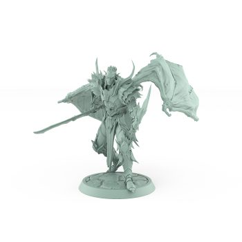 vampire wings charging sword resin draven evernight miniature