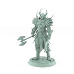 vampire lord draven evernight chief helm resin miniature gothic undead dual axe