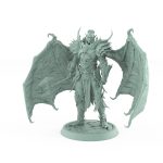 vampire lord draven evernight chief helm resin miniature gothic undead dual axe