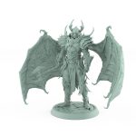 vampire lord draven evernight chief helm resin miniature gothic undead dual axe