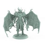 vampire lord draven evernight chief helm resin miniature gothic undead dual axe