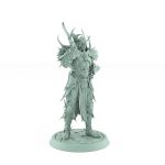 vampire guard helm miniature gothic undead fighter with axe and ornate armor