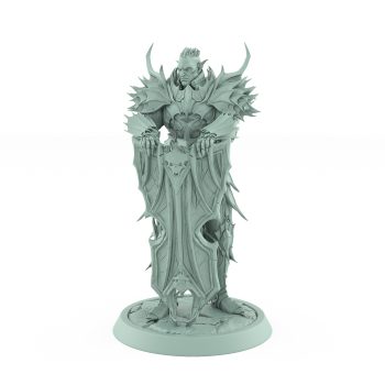 draven evernight vampire miniature with wings and shield order immortalis undead fighter