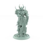 vampire miniature with greatsword undead noble warrior in gothic armor