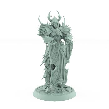 vampire miniature with greatsword undead noble warrior in gothic armor