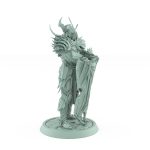 vampire miniature with greatsword undead noble warrior in gothic armor