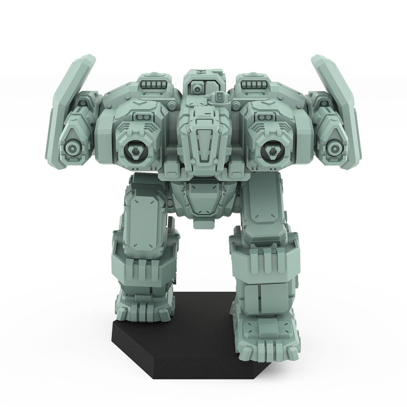Fafnir FNR-5 3D printed heavy assault mech inner sphere miniature for tabletop wargames
