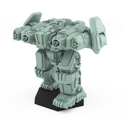 Fafnir FNR-5 3D printed heavy assault mech inner sphere miniature for tabletop wargames