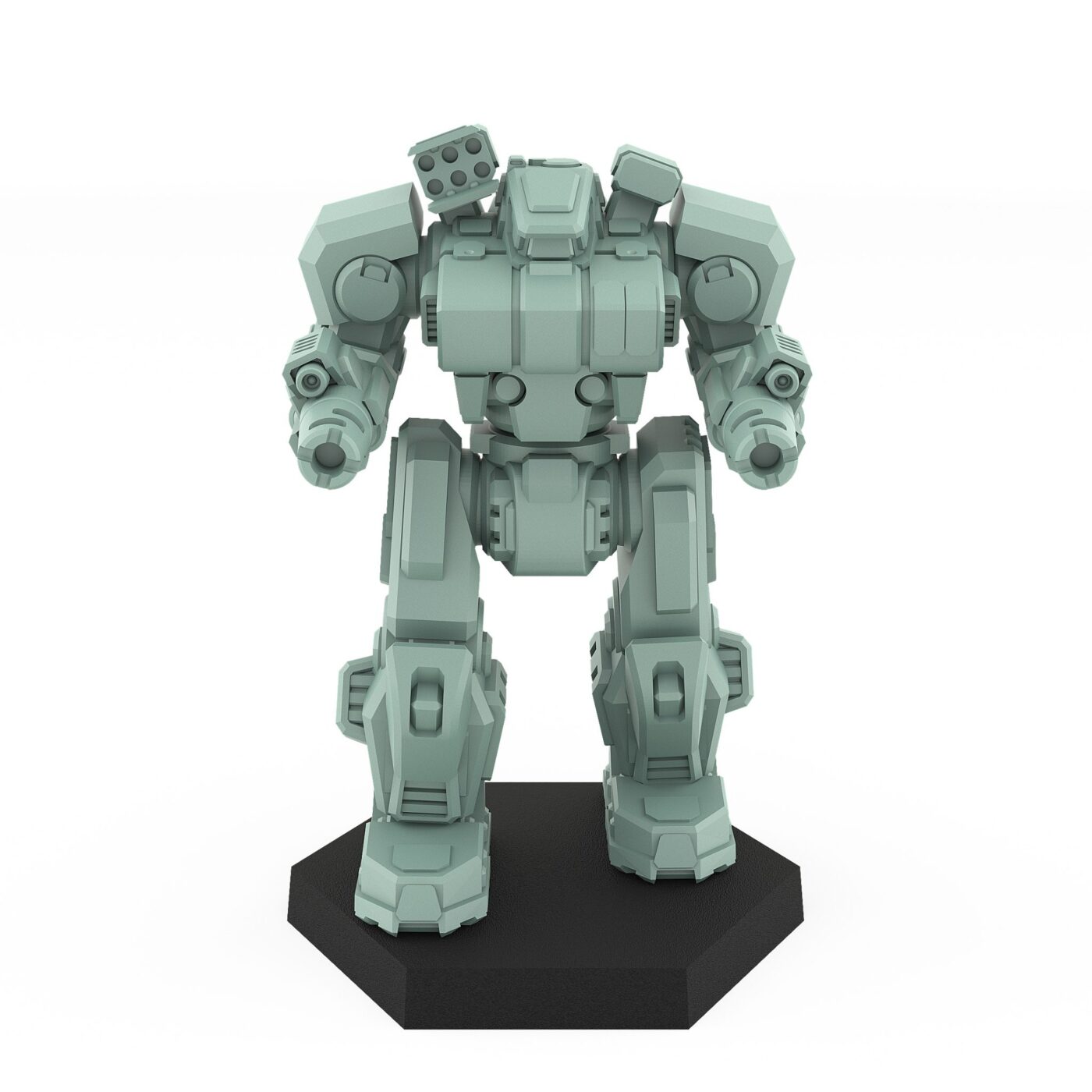 Hammerhand HMH-3D assault mech 3D printed wargaming miniature