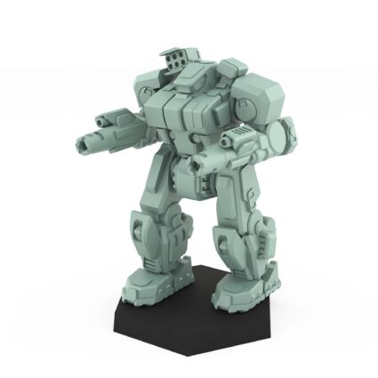 Hammerhand HMH-3D assault mech 3D printed wargaming miniature