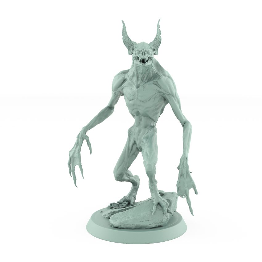 skeletal vampire lookout figure with long claws and horns from Order Immortalis Collection