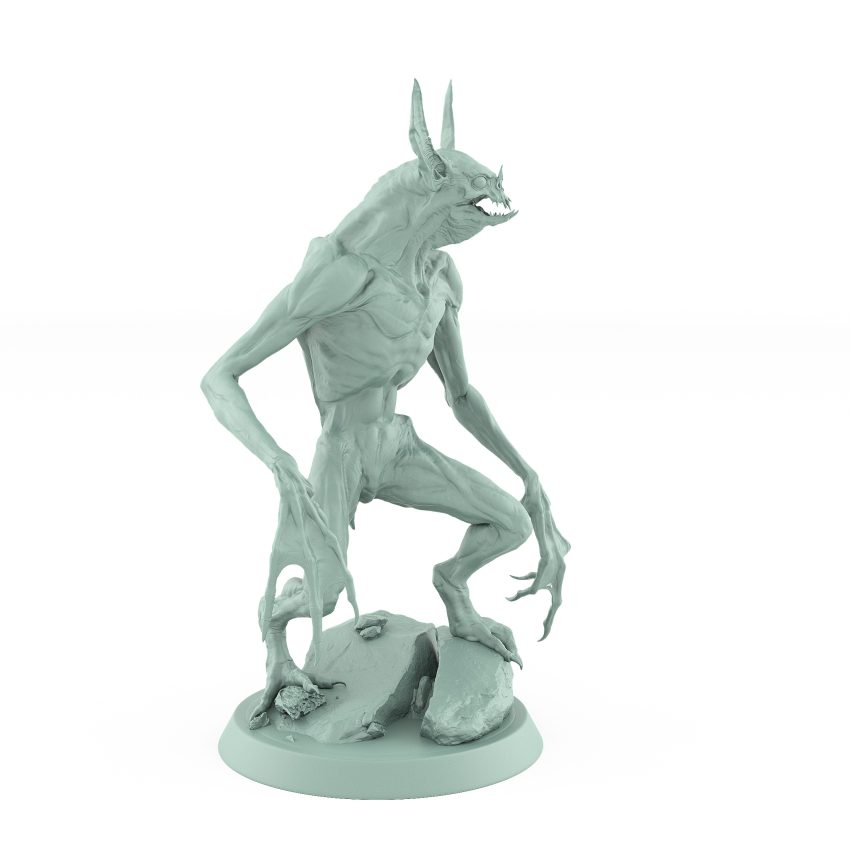 skeletal vampire lookout figure with long claws and horns from Order Immortalis Collection