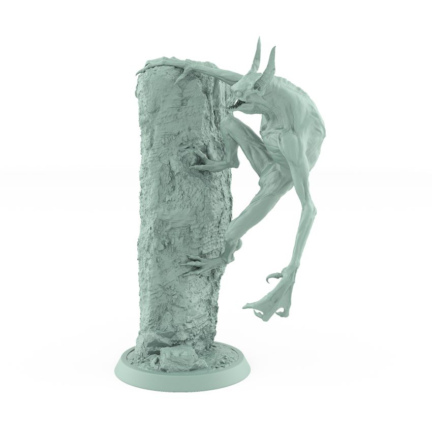 vampire creature clinging to stone pillar from Order Immortalis Collection