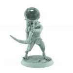 ratfolk bard blowing spiked warhorn plague of rouswarm fantasy miniature