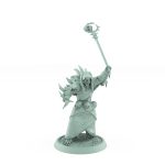 ratfolk berserker crouched and ready to lunge with clawed blades plague of rouswarm fantasy miniature