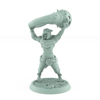 ratfolk rogue with claws extended in challenging pose plague of rouswarm fantasy miniature