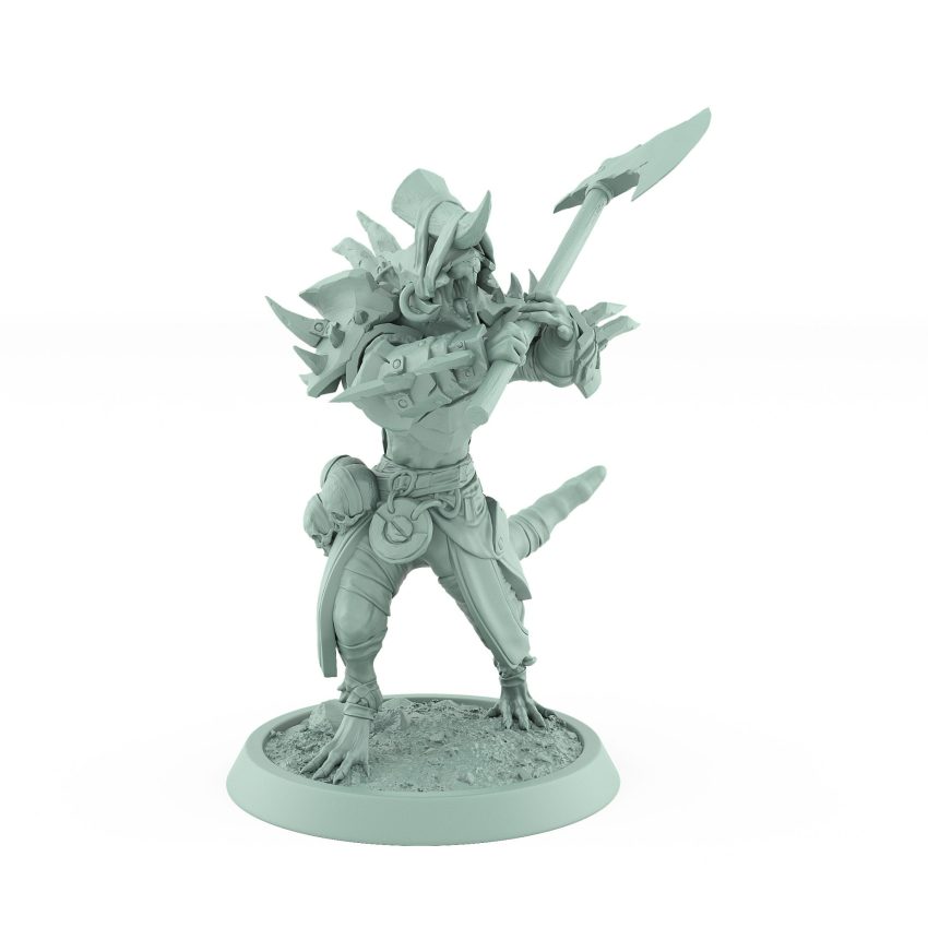 infantry rat rogue crouched in windup pose with dual blades plague of rouswarm