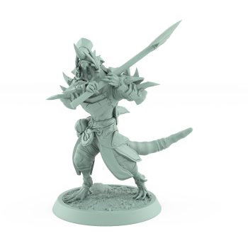 infantry rat rogue crouched in windup pose with dual blades plague of rouswarm