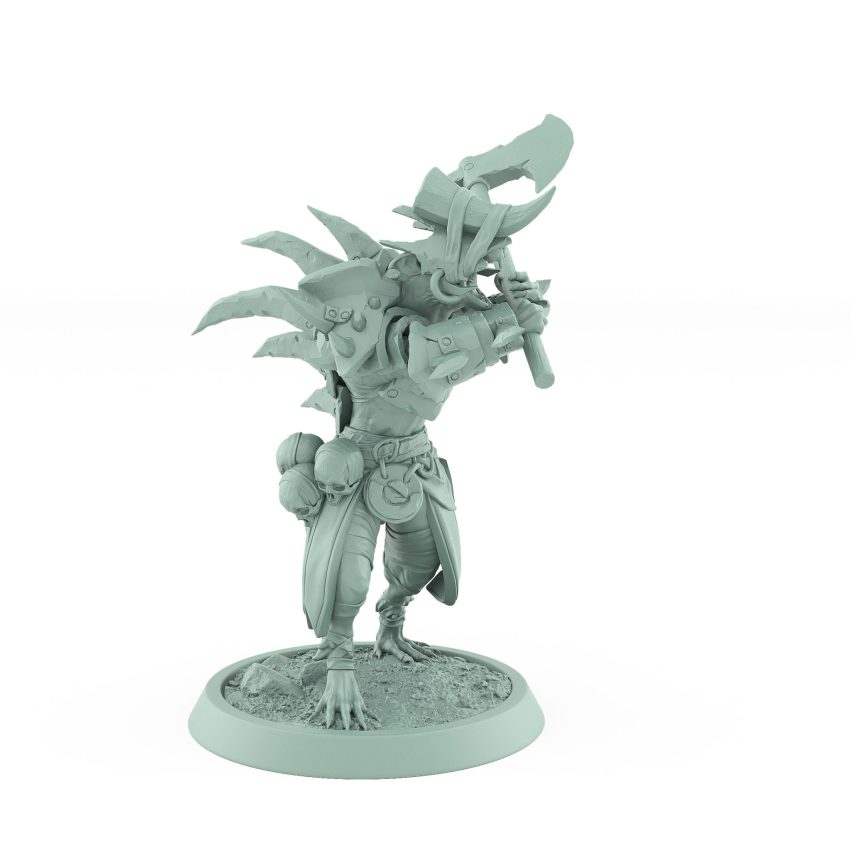 infantry rat rogue crouched in windup pose with dual blades plague of rouswarm