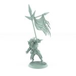 infantry ratfolk warrior thrusting spear dynamic pose plague of rouswarm